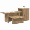 vidaXL Konsolentisch Artisan-Eiche 91,5 x 35 x 38,5 cm Holzwerkstoff