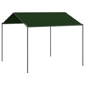 vidaXL Pavillon 4 x 4 x 2,6 m Taupe Polyester und Stahl