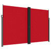 vidaXL Seitenmarkise Ausziehbar Rot 220x1200 cm