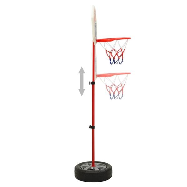 vidaXL Kinder Basketball Spiel-Set Verstellbar 120 cm