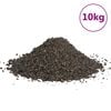 vidaXL Basalt-Kies 10 kg Schwarz 3-5 mm