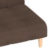 vidaXL Schlafsofa 2-Sitzer Taupe Stoff