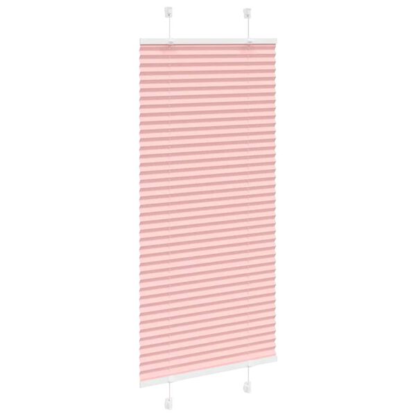 vidaXL Plissee Rosa 60x150 cm Stoffbreite 59,4 cm Polyester