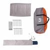 vidaXL Teepee Zelt mit Dach Grau und Orange 490 x 410 x 210 cm