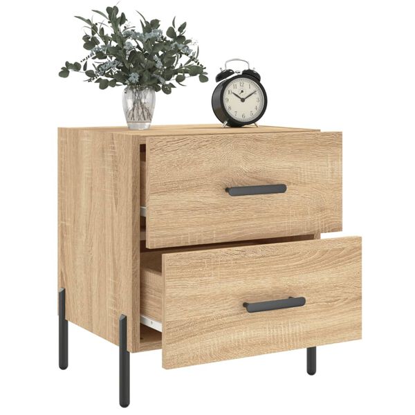 vidaXL Nachttisch Sonoma-Eiche 40x35x47,5 cm Holzwerkstoff