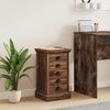vidaXL Kommode mit Schubladen Braun 35 x 30 x 60 cm Massivholz Teak