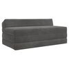 vidaXL Klappsofa Bett Dunkelgrau 120 x 60 x 49 cm Stoff