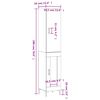 vidaXL Highboard R&auml;uchereiche 34,5x34x180 cm Holzwerkstoff