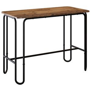 vidaXL Esstisch 100 x 50 x 75 cm Holzwerkstoff Altholz Rechtwinklig