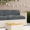 vidaXL Pallet Kissen Set 3 pcs Anthrazit 120 x 80 x 12 cm Oxford Stoff