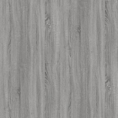vidaXL Sideboard Grau Sonoma 100x33x59,5 cm Holzwerkstoff