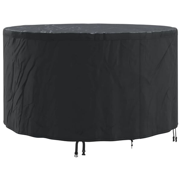 vidaXL Gartenm&ouml;belabdeckung Schwarz 157 x 157 x 71 cm 600D-Gewebe