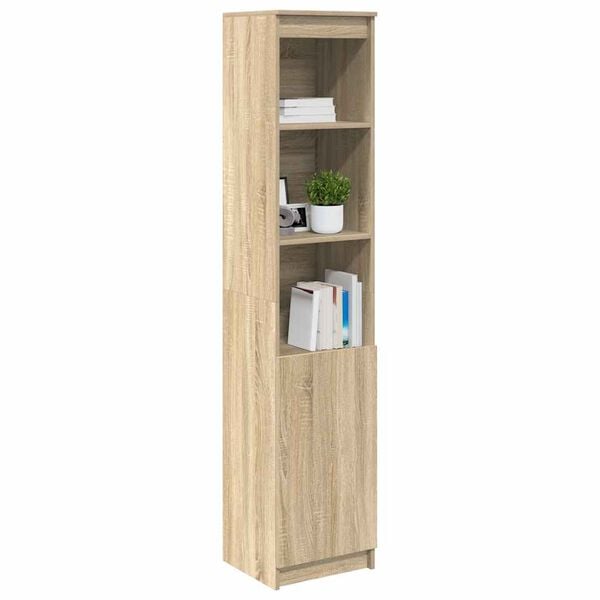 vidaXL Highboard Sonoma-Eiche 37,5x35x180 cm Holzwerkstoff