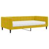 vidaXL Tagesbett mit Matratze Gelb 100x200 cm Samt