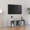 vidaXL TV-Schrank Betongrau 107x35x37 cm Holzwerkstoff
