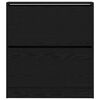 vidaXL Schuhschrank mit Regal Schwarz Eichen-Optik 80 x 21 x 87,5 cm