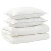 vidaXL Bettdecke und Kissen Set 3 stk. 200x200 cm 4 Jahreszeiten Wolle