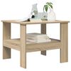 vidaXL Couchtisch Sonoma-Eiche 57 x 55 x 45 cm Holzwerkstoff