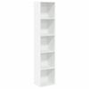 vidaXL B&uuml;cherregal Wei&szlig; 40x30x189 cm Holzwerkstoff