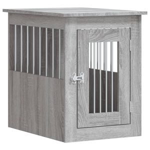 vidaXL Hundek&auml;fig im M&ouml;belstil Grau Sonoma 45x62x59 cm Holzwerkstoff