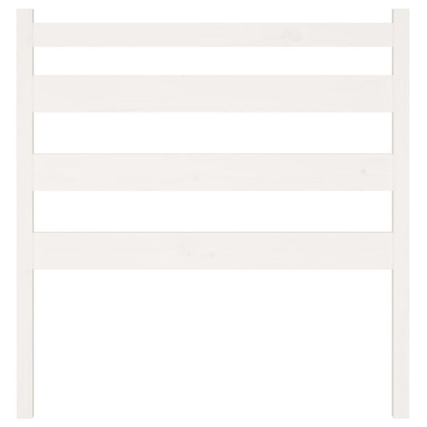 vidaXL Kopfteil Wei&szlig; 96x4x100 cm Massivholz Kiefer