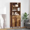 vidaXL Highboard Altholz 69,5 x 34 x 180 cm Holzwerkstoff