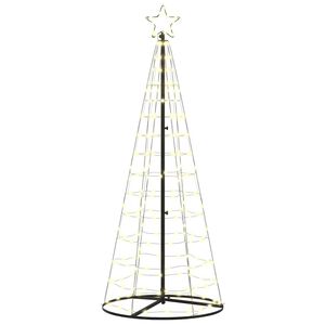 vidaXL LED-Weihnachtsbaum Warmes Wei&szlig; 250 cm Eisen