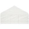 vidaXL Pavillon mit Dach Weiß 5,88x2,23x3,75 m Polyethylen