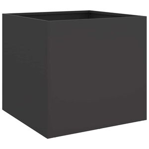 vidaXL Pflanzk&uuml;bel Schwarz 42x40x39 cm Stahl