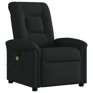 vidaXL Massagesessel Schwarz Stoff
