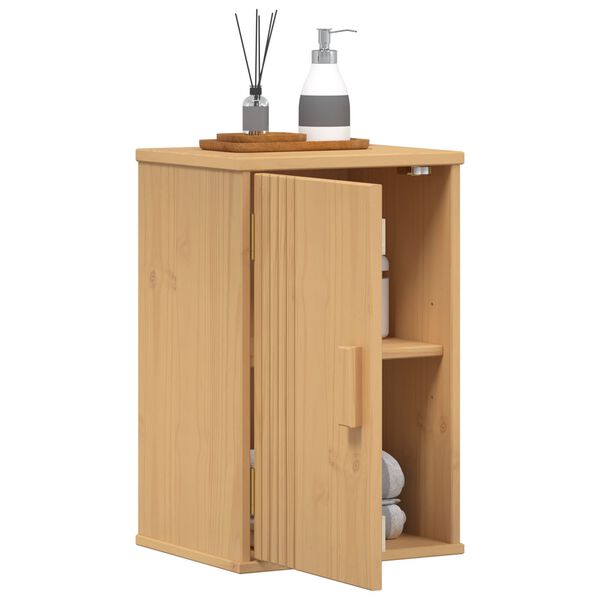 vidaXL Badezimmer Schrank mit Regal Olden Braun 35 x 30 x 55 cm