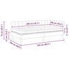 vidaXL Eckbettgestell mit Matratze mit Matratze 2 pcs Grün Samt