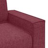 vidaXL 2-Sitzer Sofa Weinrot 160x78x84 cm Stoff