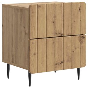 vidaXL Nachttisch Artisan-Eiche 43 x 34,5 x 49,5 cm Holzwerkstoff
