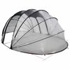 vidaXL Poolzelt Kuppel Transparent 538 x 440 x 204 cm PVC