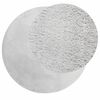 vidaXL Teppich HUARTE Kurzflor Weich und Waschbar Grau &Oslash; 80 cm