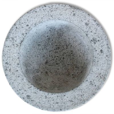 vidaXL Mörser und Stößel Granit 15 cm