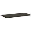 vidaXL Bankkissen SOEST 100 % Polyester Anthrazit 120 x 50 x 5 cm