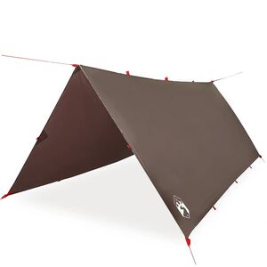 vidaXL Tarp Braun 406x306 cm Wasserdicht