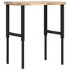 vidaXL Werkbank 80x60x(73-99,5) cm Massivholz Akazie Rechteckig