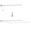 vidaXL Einziehbare Markise Beige 450 x 300 cm Stoff und Stahl
