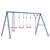 vidaXL Outdoor Schaukelset Mehrfarbig Stahl und PE