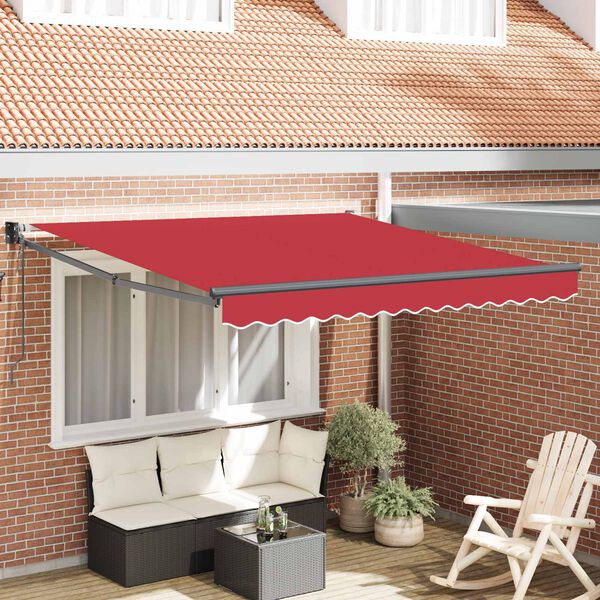 vidaXL Markise Rot 300 x 250 x 165 cm Polyester