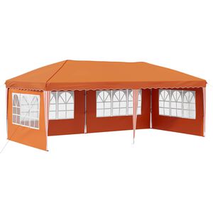 vidaXL Pop-up Partyzelt 575 x 289 x 245 cm Orange