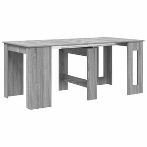 vidaXL Esstisch 180 x 85 x 75 cm Holzwerkstoff Grau Sonoma