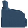 vidaXL Schlafsofa 60cm Blau Stoff