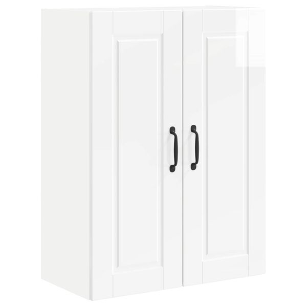 vidaXL K&uuml;chenschrank Hochglanz Wei&szlig; 60 x 31 x 80 cm Holzwerkstoff