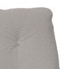 vidaXL Sessel Hellgrau 69 x 74 x 93 cm Sherpa-Stoff