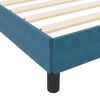 vidaXL Boxspringbett mit Matratze Dunkelblau 140 x 190 cm Stoff