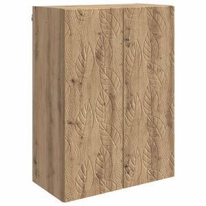 vidaXL Wandschrank 66 x 34,5 x 90 cm Holzwerkstoff Artisan-Eiche